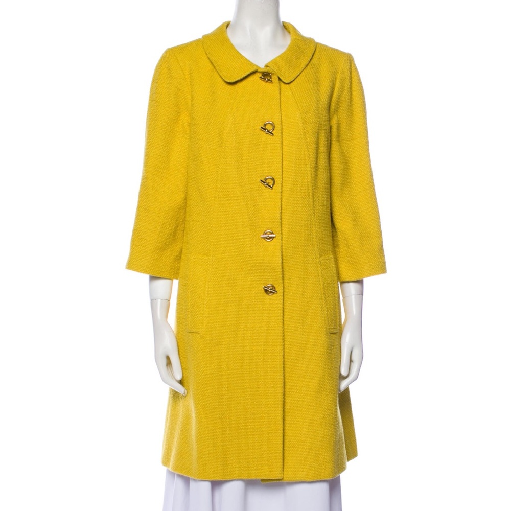 ❌SOLD🏷️Milly Of New York Tweed Toggle Closure Coat - Picture 1 of 7